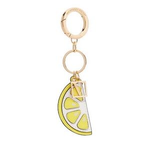 VS GOLD LEMON KEYCHAIN CHARM NWT
